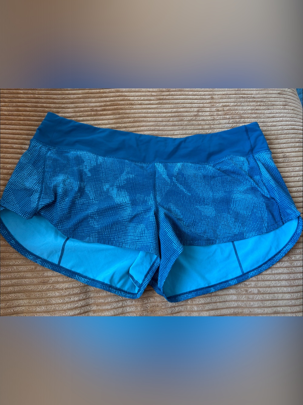 lululemon athletica Teal Blue Women's Athletic Shorts